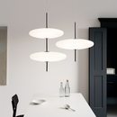 Modern pendant light with flying saucer design