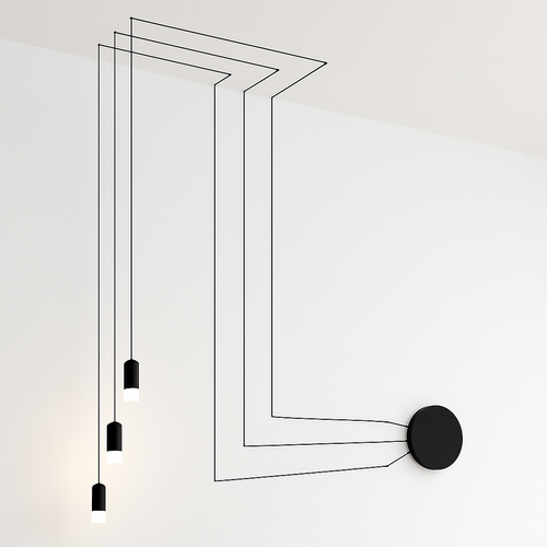 Modern rope pendant light for stylish contemporary lighting - vue 5 sur 12