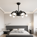 Modern metal pendant light in art deco style