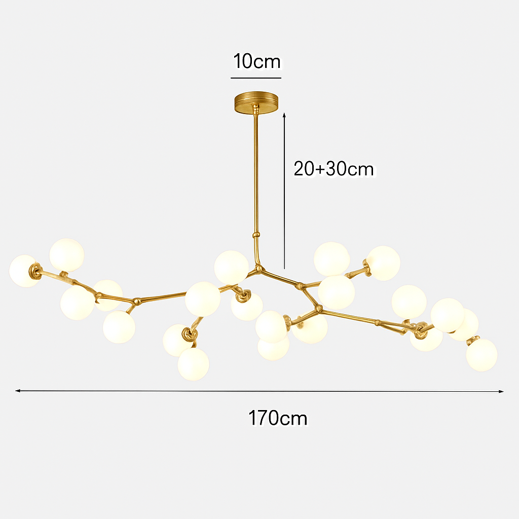 Modern dimmable pendant light for interior decor