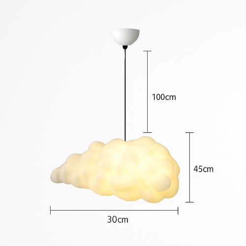 Suspension moderne LED en forme de nuage Kids - vue 9 sur 11