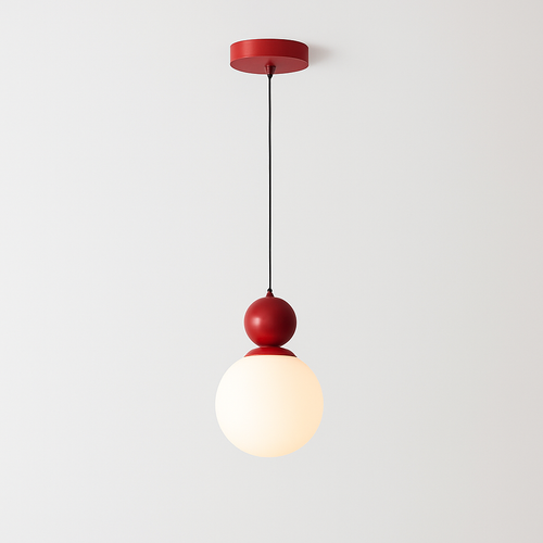 Modern glass pendant light for counter, café, bar lighting - vue 11 sur 11