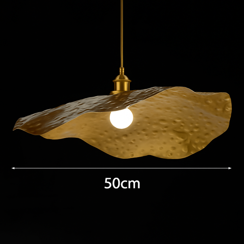 Creative nordic lotus leaf pendant light - vue 9 sur 9