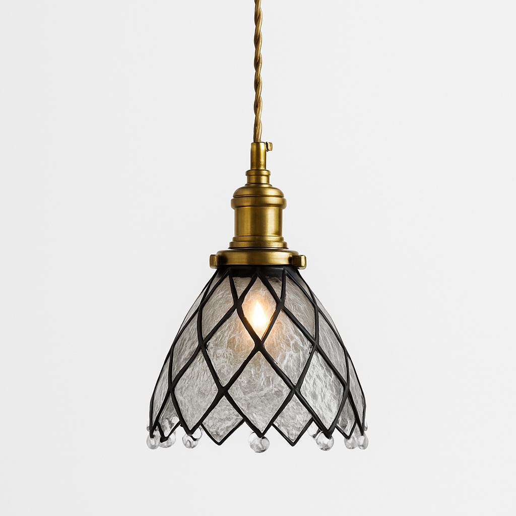Nordic glass LED pendant light