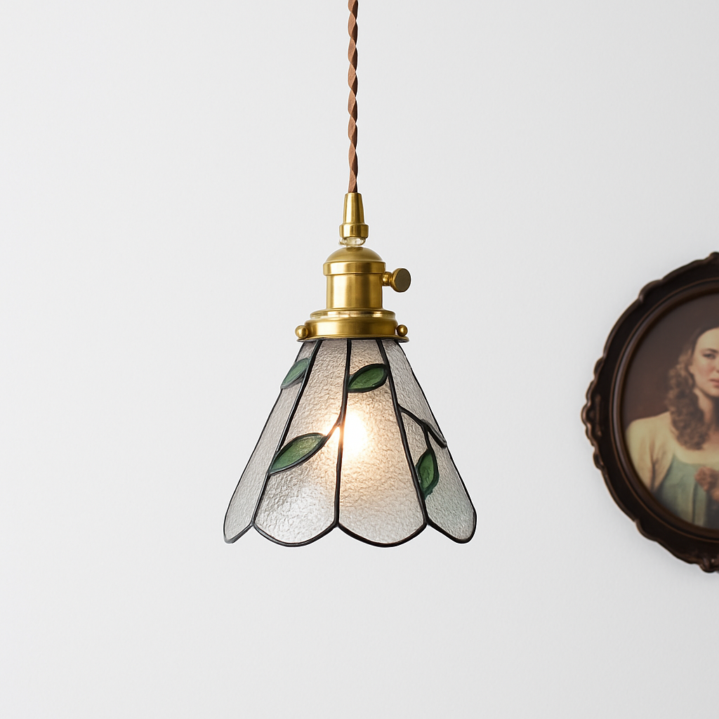 Nordic glass LED pendant light - vue 11 sur 27
