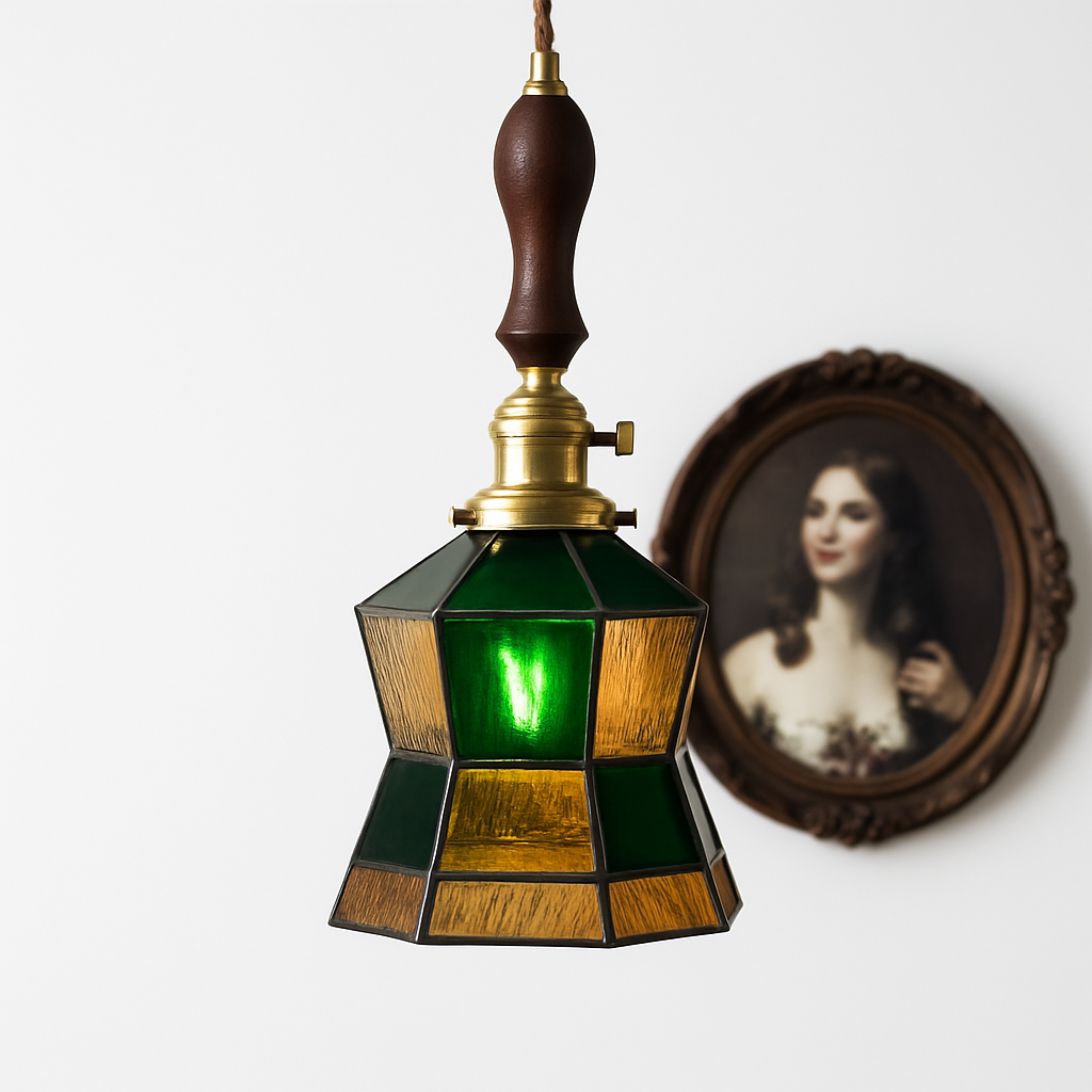 Nordic glass LED pendant light - vue 15 sur 27