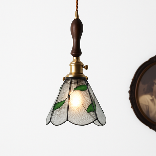 Nordic glass LED pendant light - vue 17 sur 27
