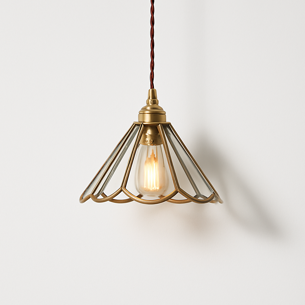 Nordic glass LED pendant light - vue 17 sur 27