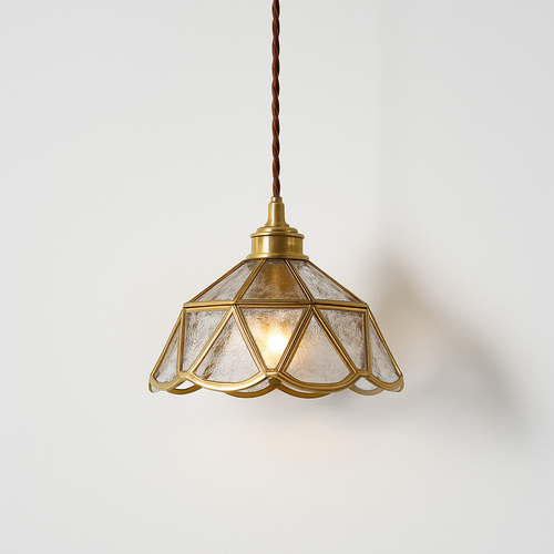 Nordic glass LED pendant light - vue 19 sur 27