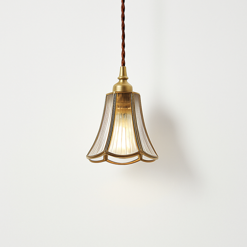 Nordic glass LED pendant light - vue 20 sur 27