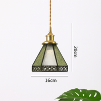 Nordic glass LED pendant light