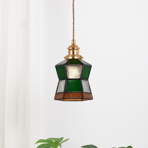 Nordic glass LED pendant light - vue 11 sur 27