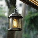 Waterproof outdoor pendant light for garden, balcony and walkway
