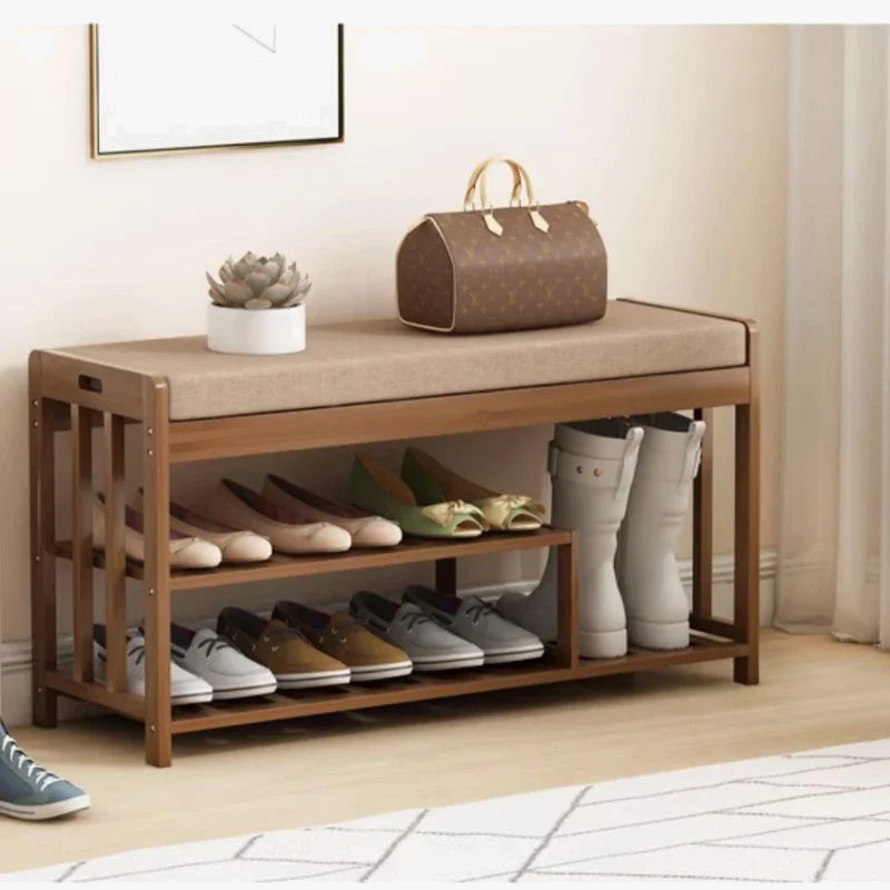 Multifunctional lightweight changing stool for entryway and leisure