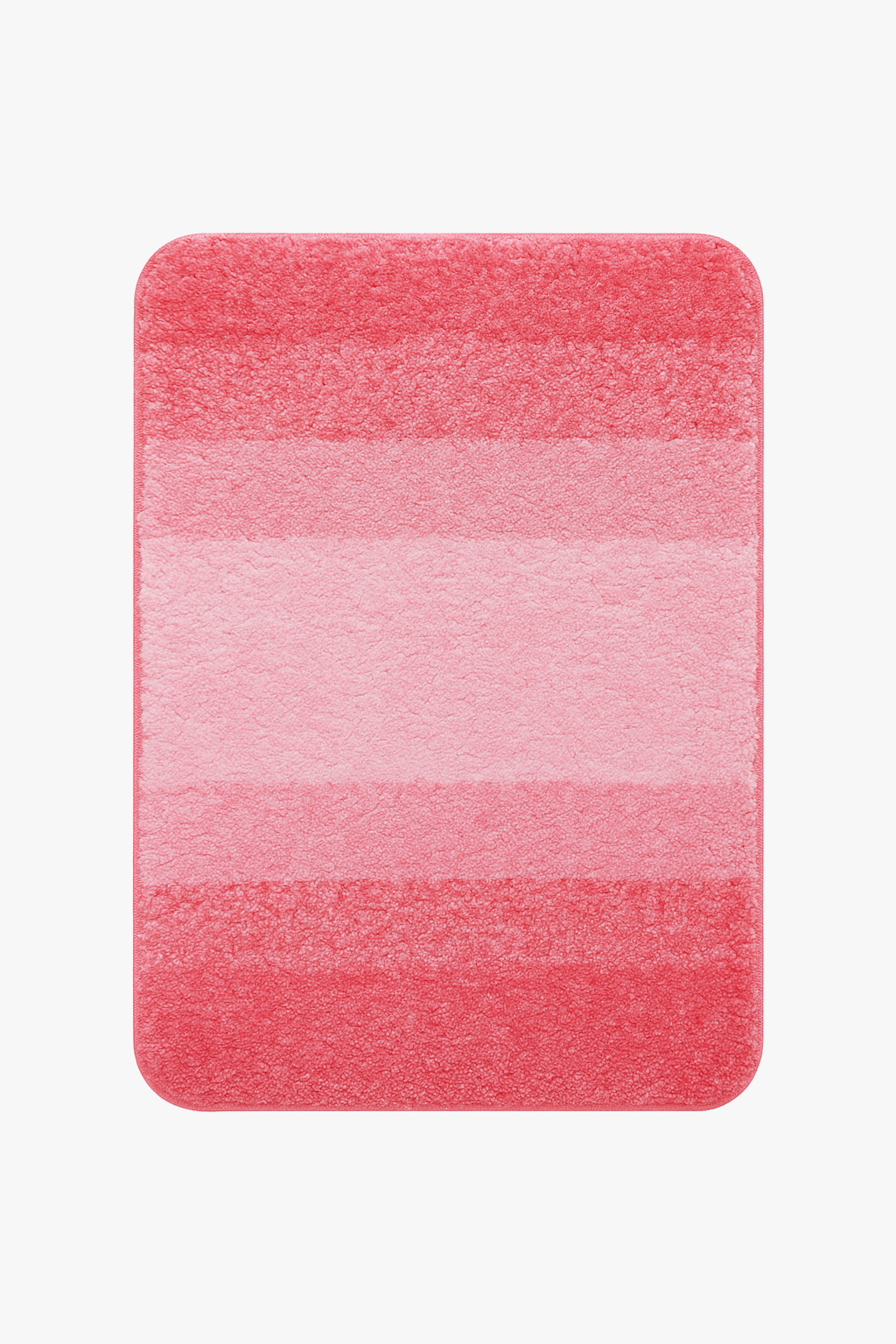 Soft absorbent non-slip decorative bath mat