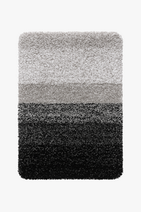 Soft absorbent u-shaped anti-slip bath mat