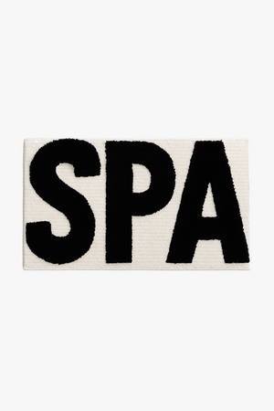 Soft absorbent cartoon letters bath mat