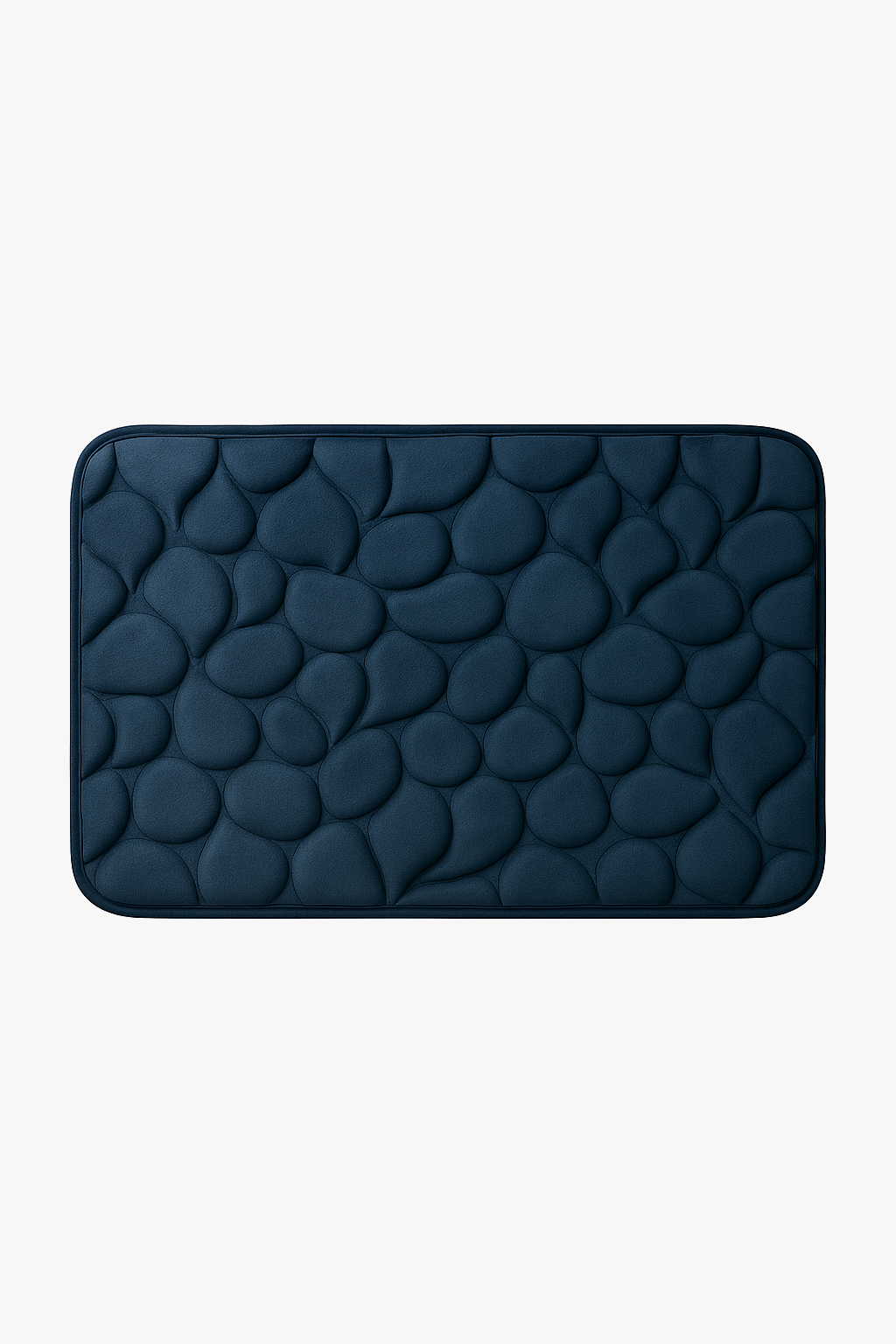 Floral memory foam bath mat non-slip absorbent
