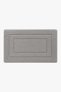 Microfibre non-slip double border absorbent bath mat