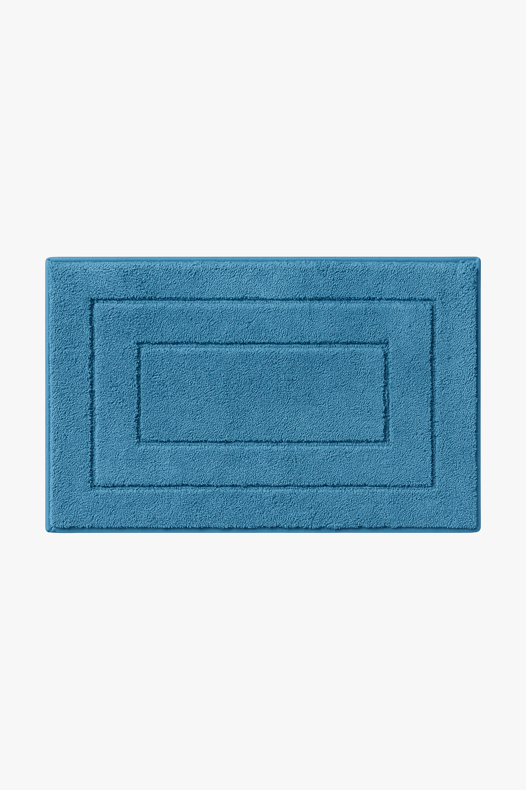Absorbent non-slip microfibre velour bath mat