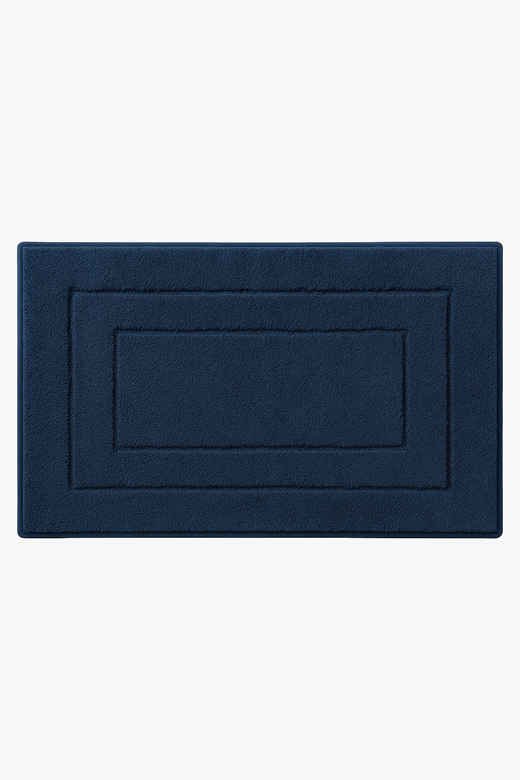 Velvet-effect non-slip microfibre bath mat
