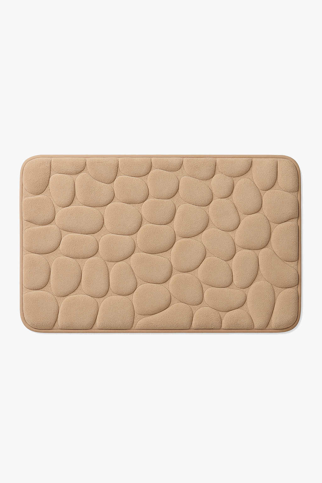 Floral memory foam non-slip bath mat