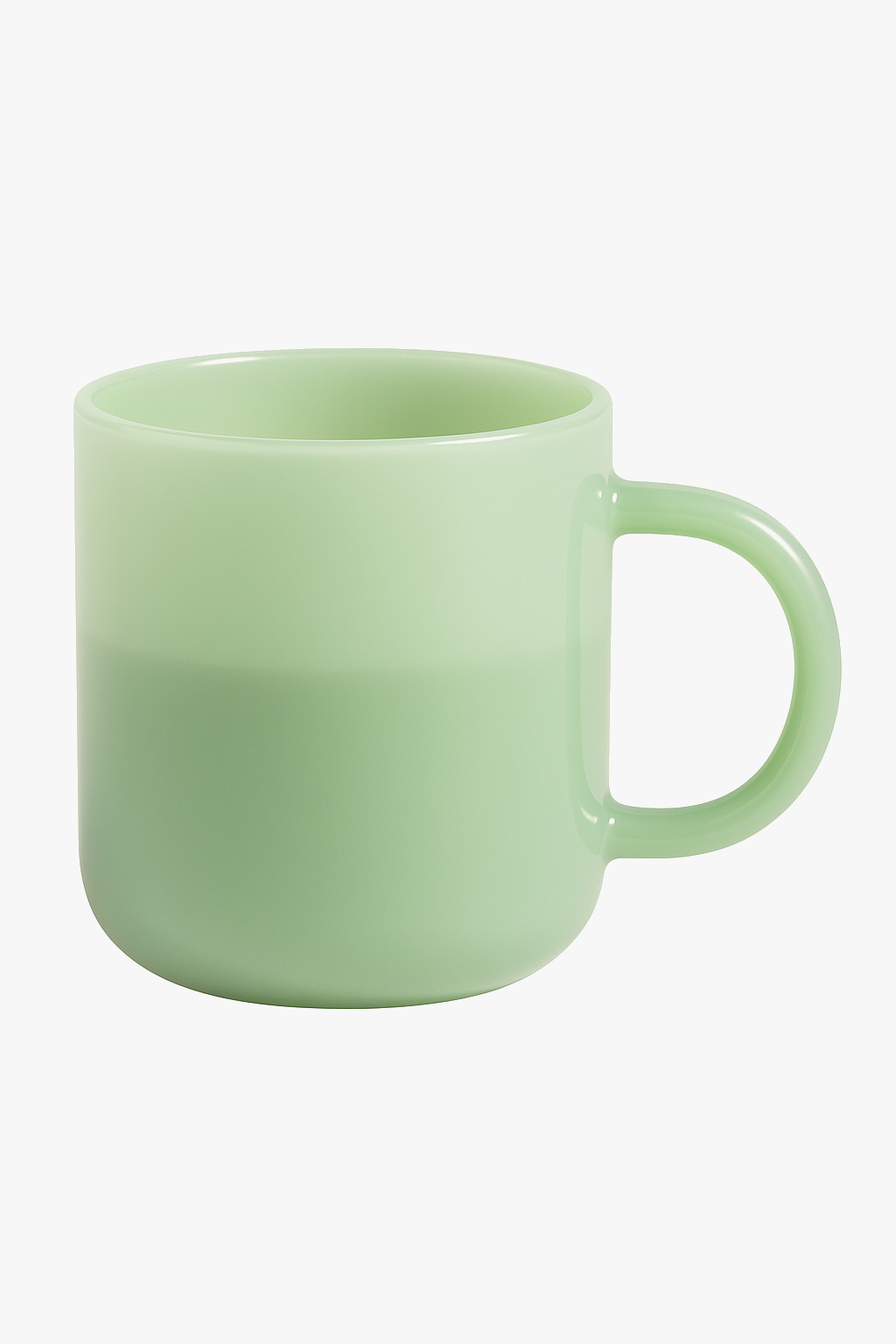 Retro sapphire-style borosilicate glass cup