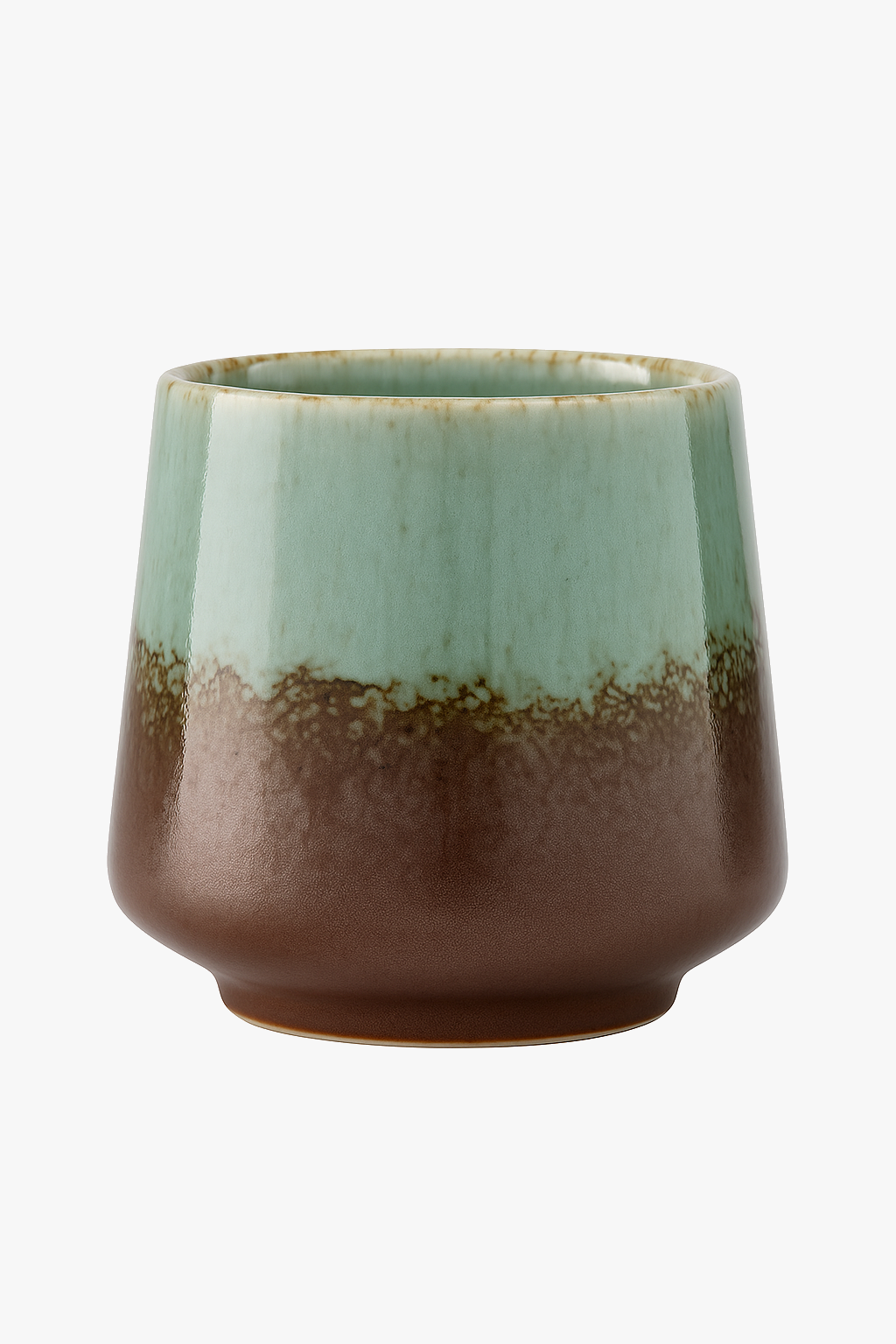 Handcrafted raku tea cup kung fu style