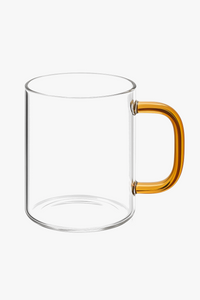 Double wall glass mug bear style 300 ml