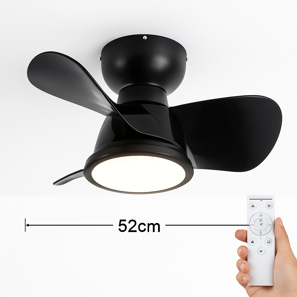 led ceiling fan with remote control