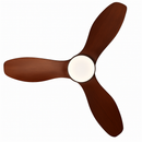 Modern ceiling fan without lights lux&vitae LED with remote control