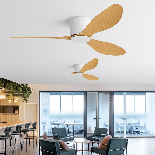 ventilateurs de plafond modernes simples avec télécommande sans lumière - vue 2 sur 9