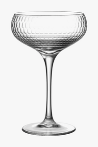 Elegant margarita-style cocktail glass coupe festive