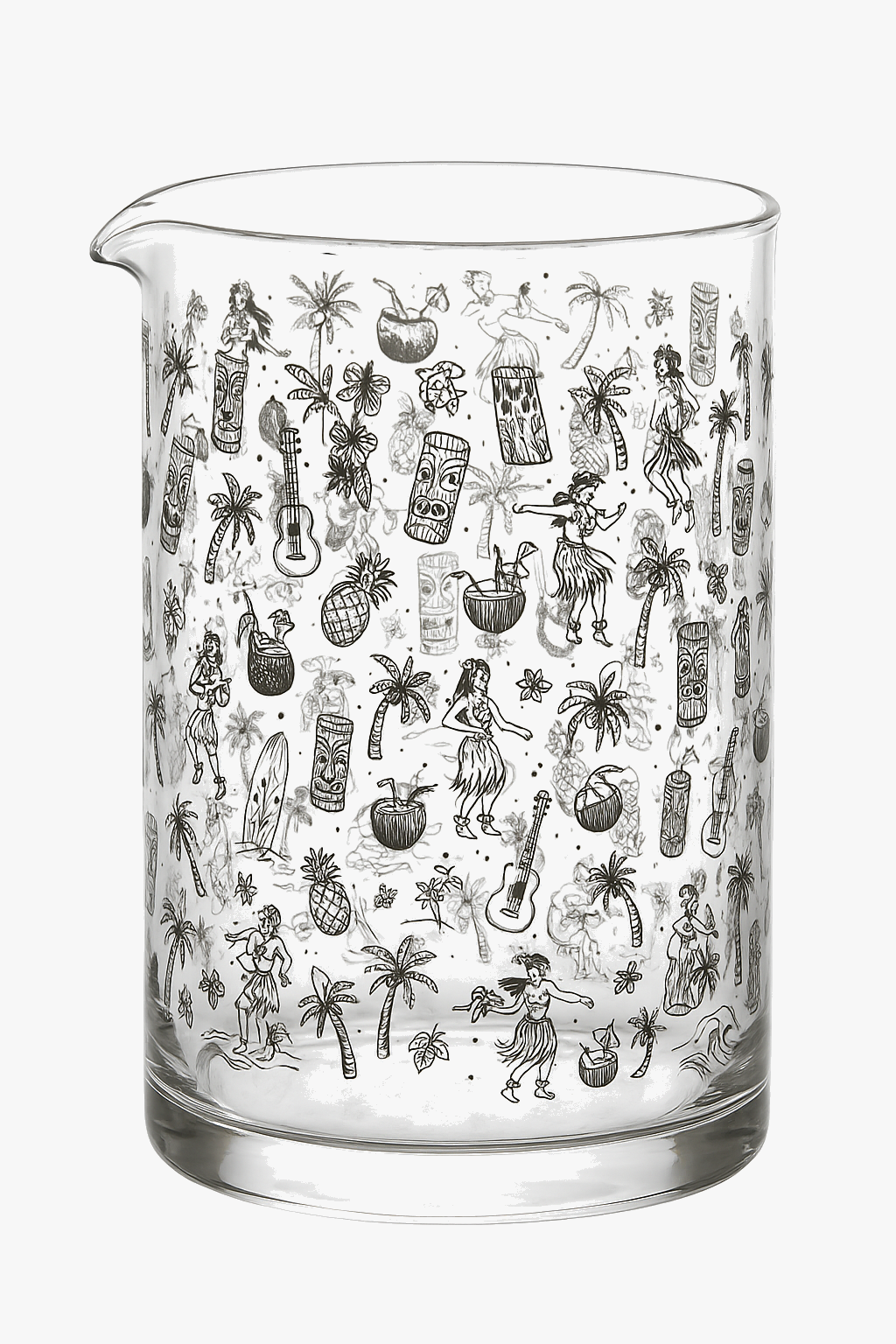 Studded relief cocktail glass 700 ml festive