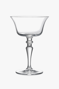 Elegant martini cocktail glasses for home bar