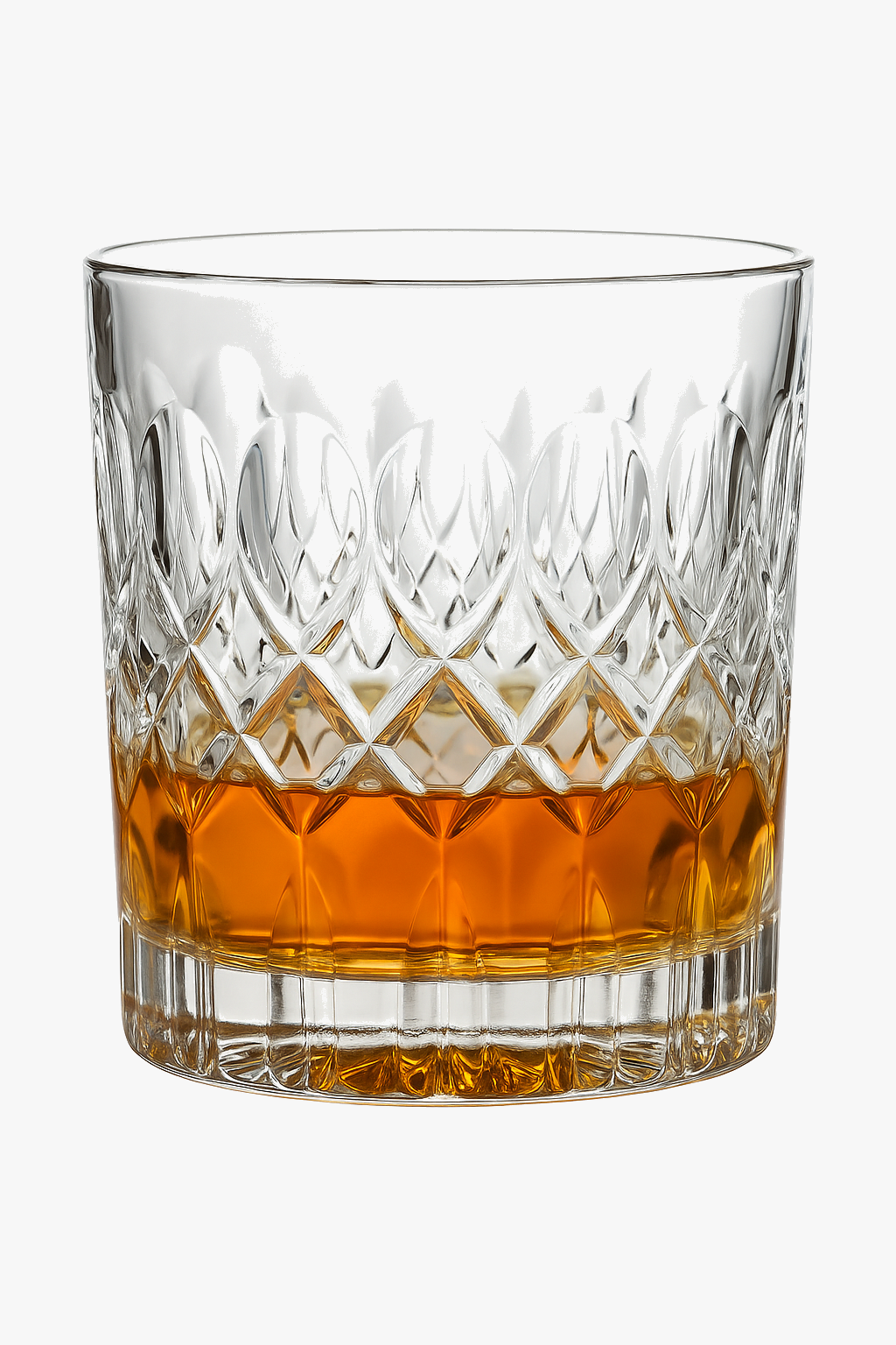 Engraved old fashioned retro whisky glasses