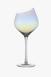 Nordic style bevelled champagne glasses creative design