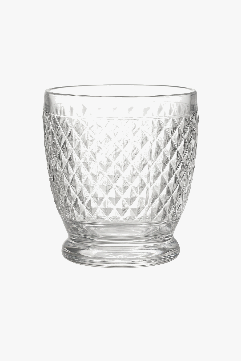 Western style whisky, wine, beer and water glass