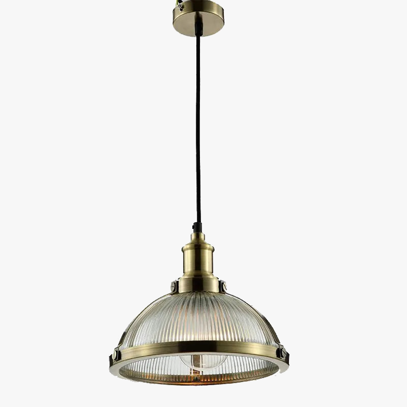 Vintage glass pendant light for dining room and office E27