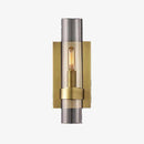 Design LED wall light with luxury glass cylinder