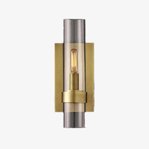 Design LED wall light with luxury glass cylinder