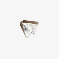 Momna crystal glass LED designer wall light