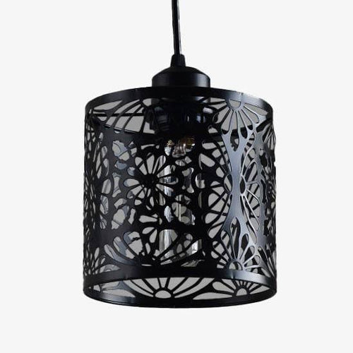 Nordic art retro black cone pendant light