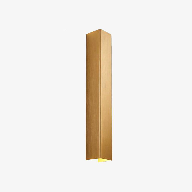 Colourful elongated metal LED wall light loft design