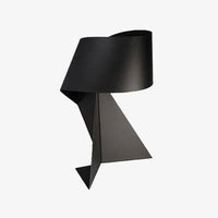 Designer LED bedside or desk lamp with rounded shape