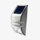 Enwye chrome solar outdoor wall light