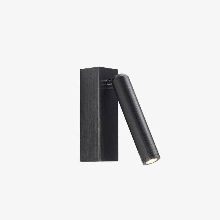 Modern metal LED wall light with cylinder hotel style