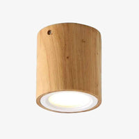 Loft style wooden LED spot light