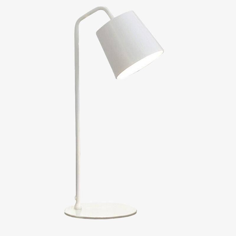 Modern LED desk lamp with colored metal lampshade Study