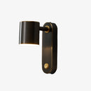 Industrial wall light with cylindrical shade liana